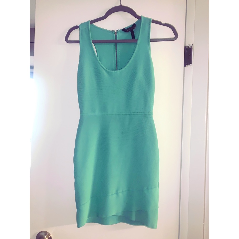 Teal bodycon dress from BCBG